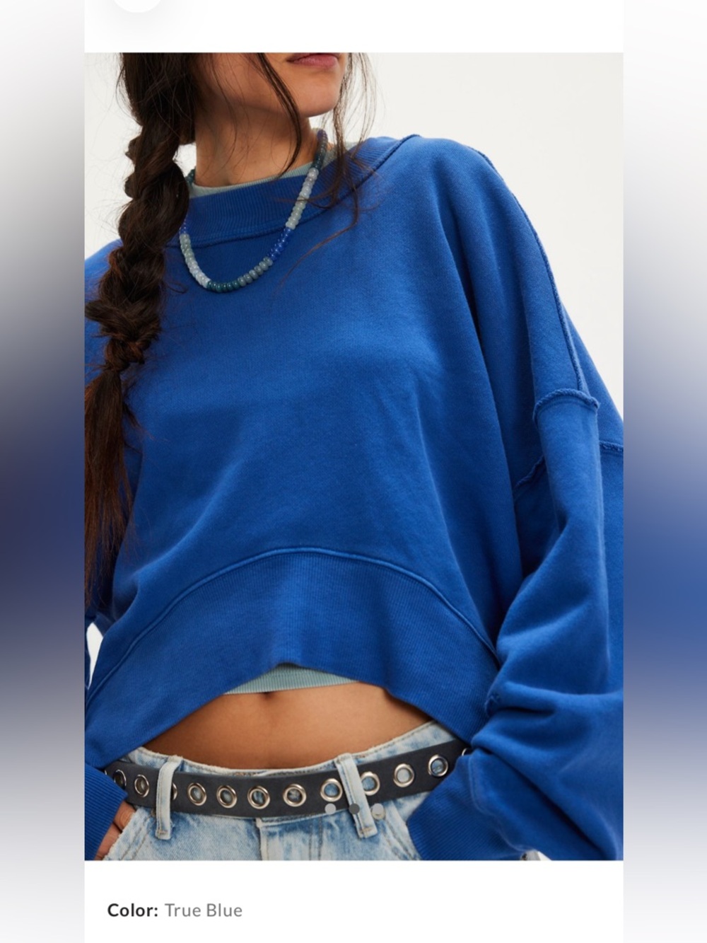 Free People Hi Lo Pullover